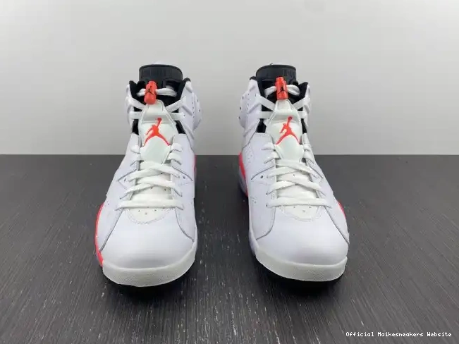 Official Maikesneakers 6 384664-123 (2014) White Jordan Infrared Retro 0605